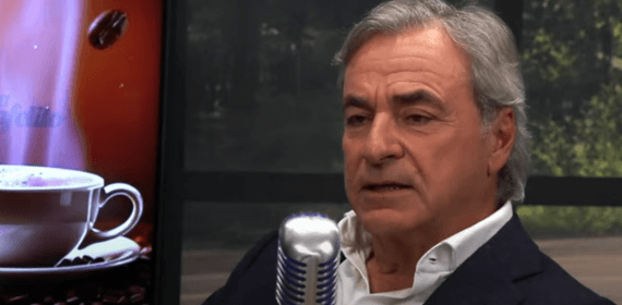 Carlos Sainz, durante 'El Cafelito' con Josep Pedrerol.