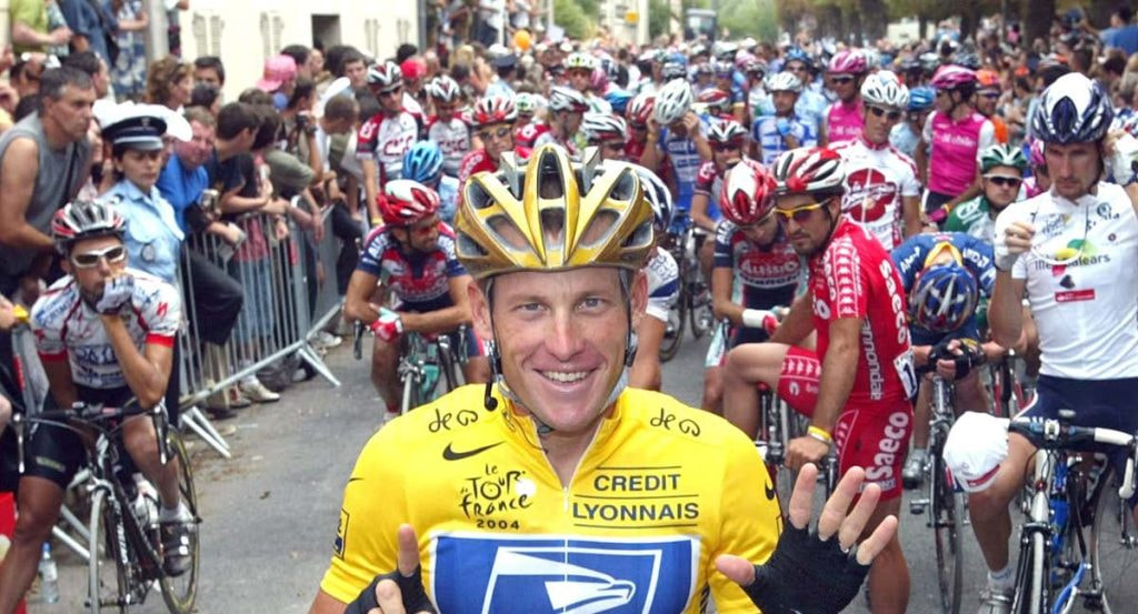 Armstrong en el Tour de Francia del 2004.