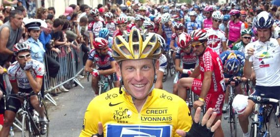 Armstrong en el Tour de Francia del 2004.
