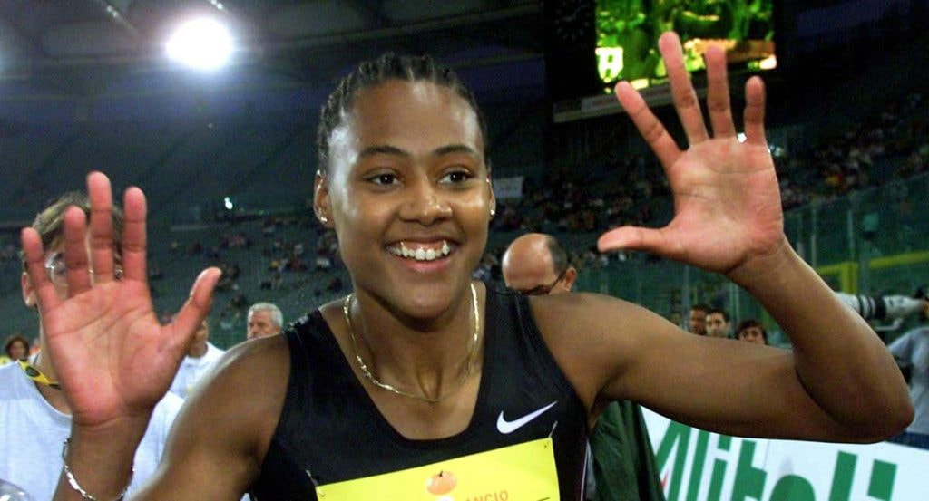 Marion Jones.