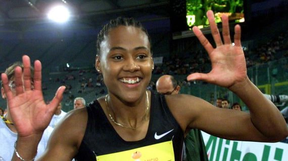 Marion Jones.