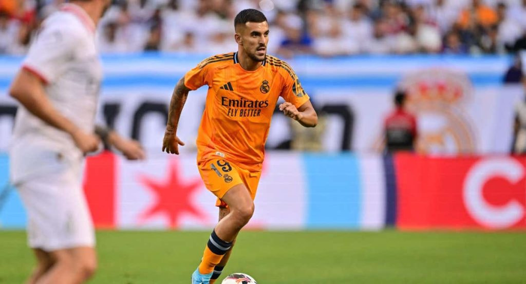 Dani Ceballos, durante el Real Madrid-Chelsea de Charlotte.