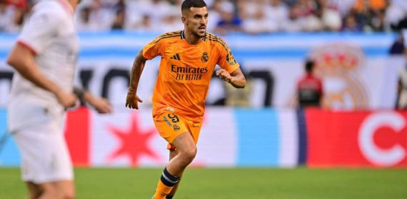 Dani Ceballos, durante el Real Madrid-Chelsea de Charlotte.