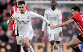 Ceballos, en un partido de esta temporada.