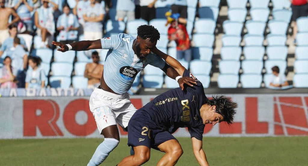 Jonathan Bamba, en el Celta -Alavés.