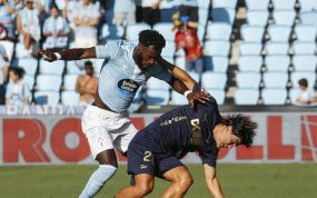 Jonathan Bamba, en el Celta -Alavés.