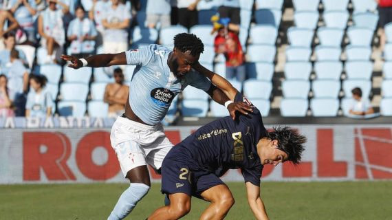 Jonathan Bamba, en el Celta -Alavés.