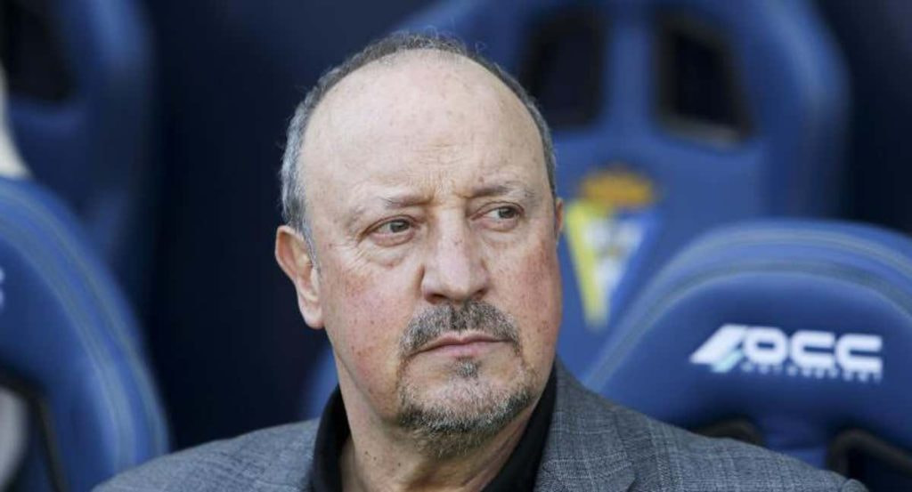Rafa Benítez, durante un partido del Celta de Vigo.