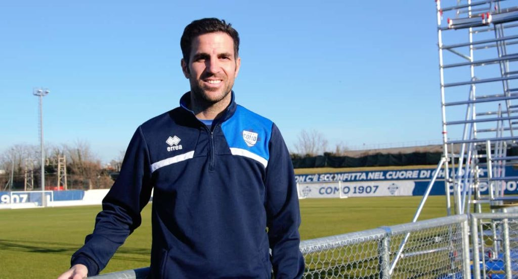 Cesc Fàbregas, segundo entrenador del Como en la Serie B italiana.