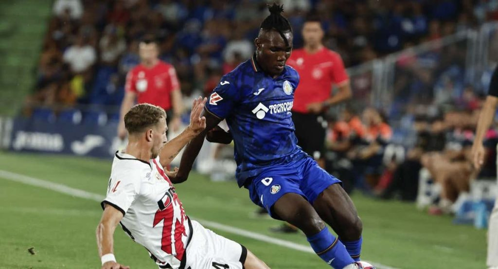 Chrisantus Uche, durante un partido esta temporada.