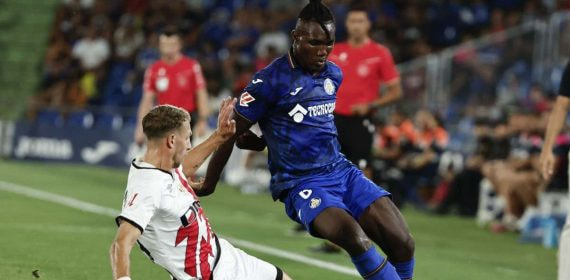 Chrisantus Uche, durante un partido esta temporada.
