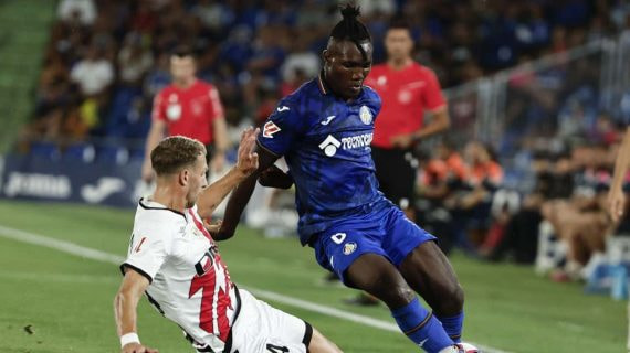 Chrisantus Uche, durante un partido esta temporada.