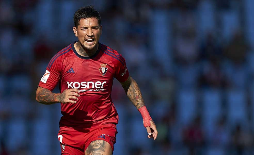 Chimy Ávila, en un partido de Osasuna.