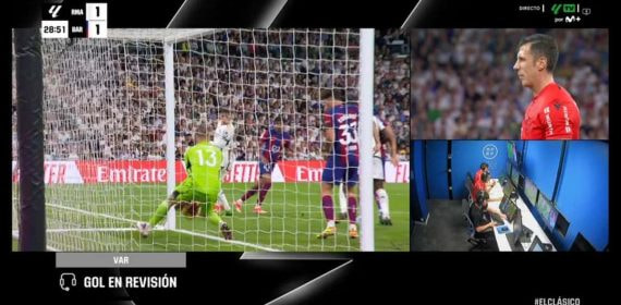 El plano no puede demostrar si el balón entra totalmente.