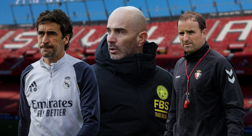 Raúl, Enzo Maresca y Arrasate.