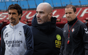 Raúl, Enzo Maresca y Arrasate.