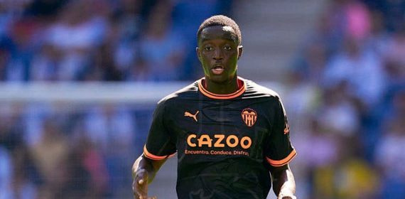 Diakhaby frente al Espanyol.
