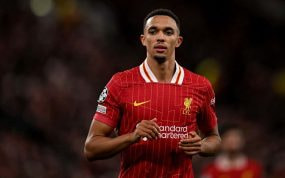 Alexander-Arnold, con el Liverpool.