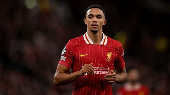 Alexander-Arnold, con el Liverpool.