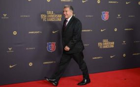 Joan Laporta, en la gala del 125 aniversario.