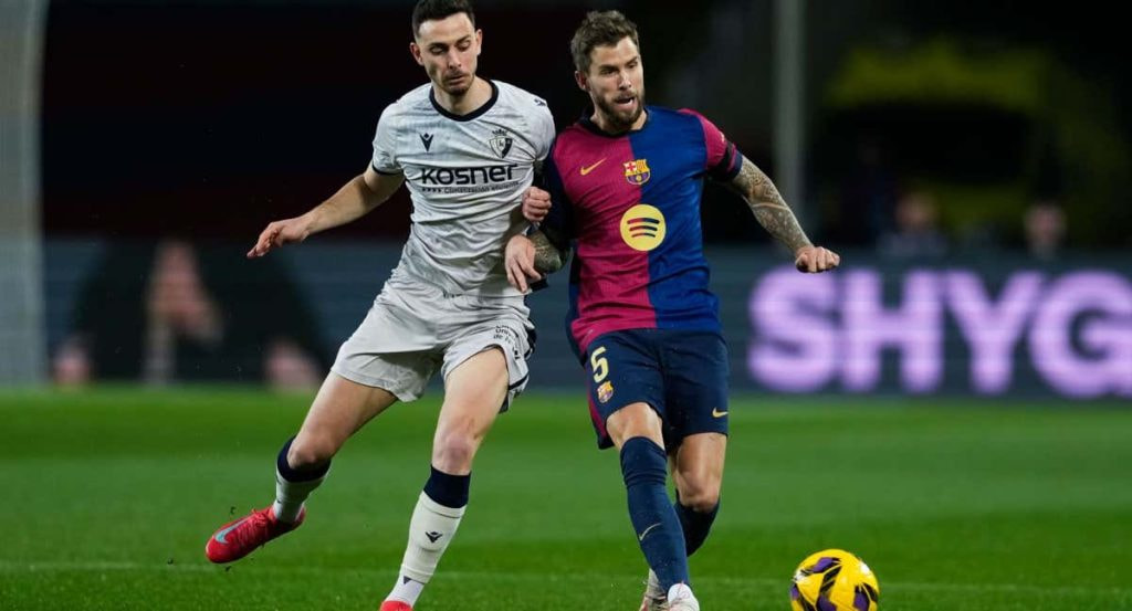 Iñigo Martínez fue titular ante Osasuna.