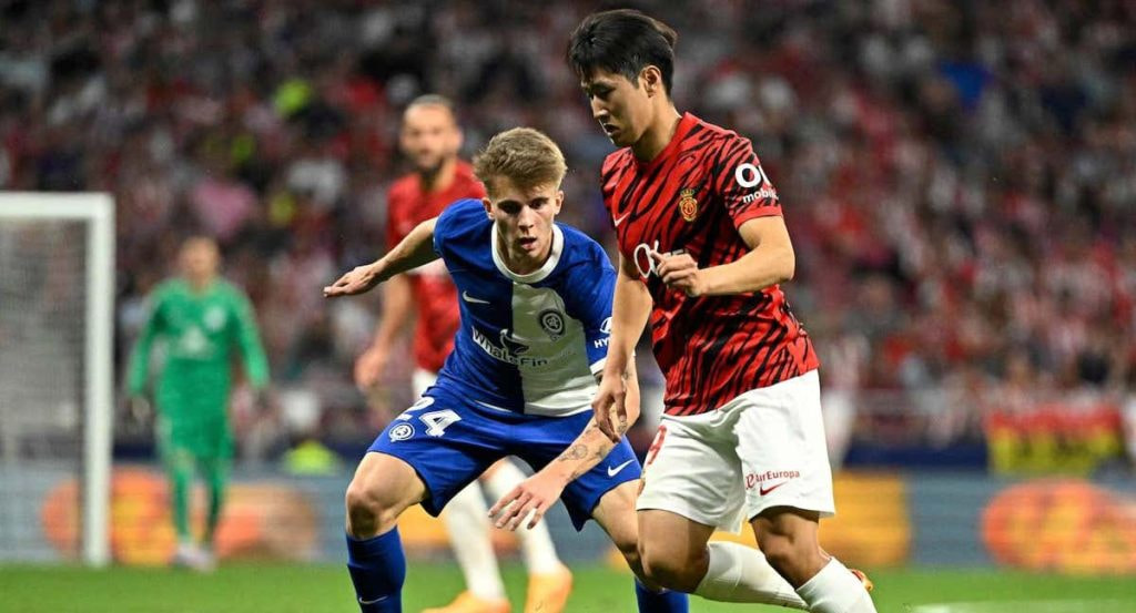 Kang-In, en el partido del pasado miércoles frente al Atlético de Madrid.