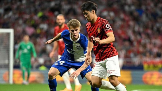 Kang-In, en el partido del pasado miércoles frente al Atlético de Madrid.