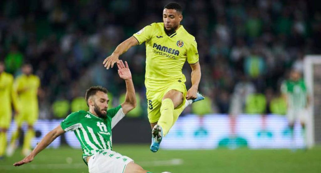 Danjuma en un partido frente al Betis.