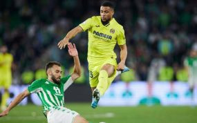 Danjuma en un partido frente al Betis.