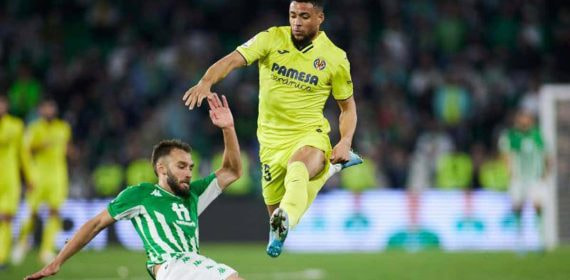 Danjuma en un partido frente al Betis.