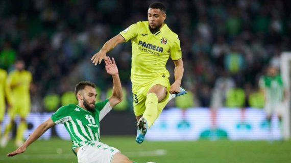 Danjuma en un partido frente al Betis.