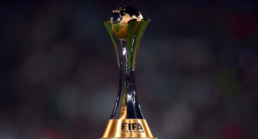 Imagen del trofeo del Mundial de Clubes.