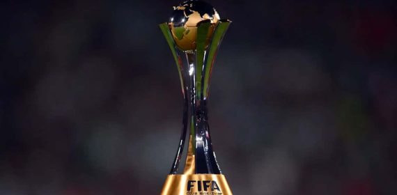 Imagen del trofeo del Mundial de Clubes.