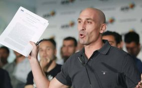 Luis Rubiales durante su etapa como presidente de AFE.