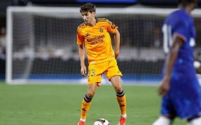 Rafel Obrador formó parte del primer equipo del Real Madrid en su gira por Estados Unidos.