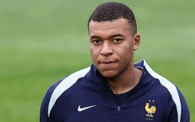 Mbappé, con la selección francesa.