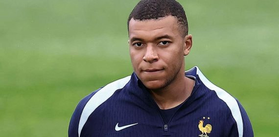 Mbappé, con la selección francesa.