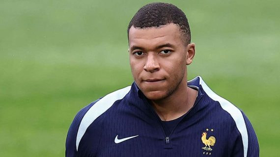 Mbappé, con la selección francesa.