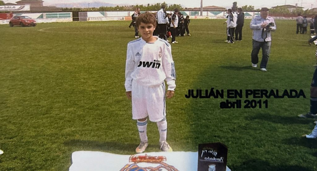 Julián, durante el torneo con el Madrid.