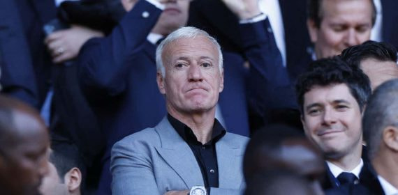 El seleccionador francés, Didier Deschamps.