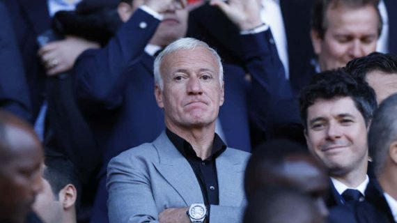 El seleccionador francés, Didier Deschamps.