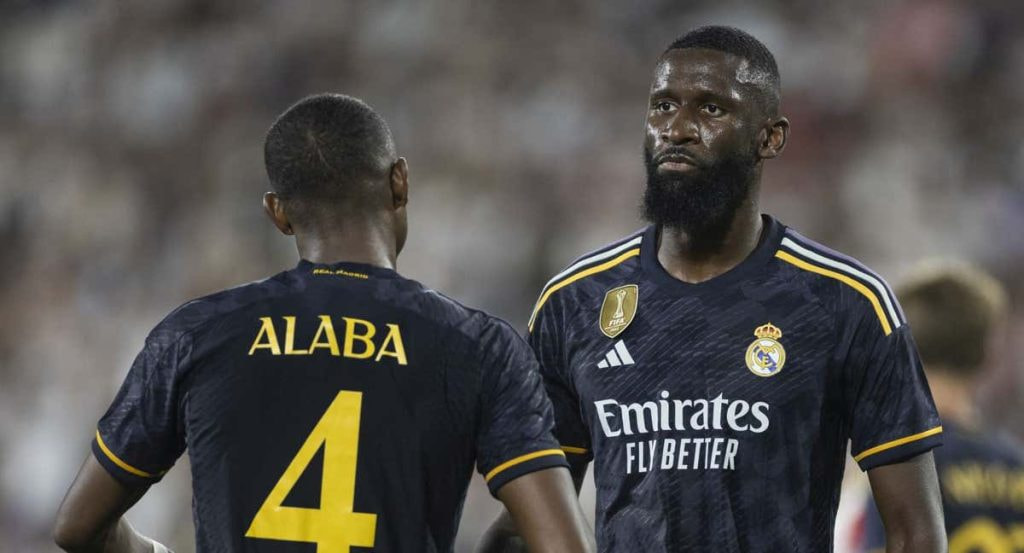 David Alaba y Antonio Rüdiger.