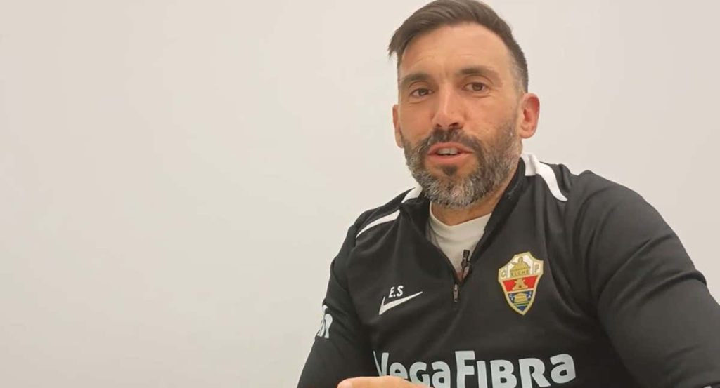 Eder Sarabia, en un momento de la entrevista.