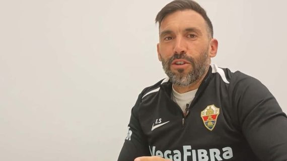 Eder Sarabia, en un momento de la entrevista.
