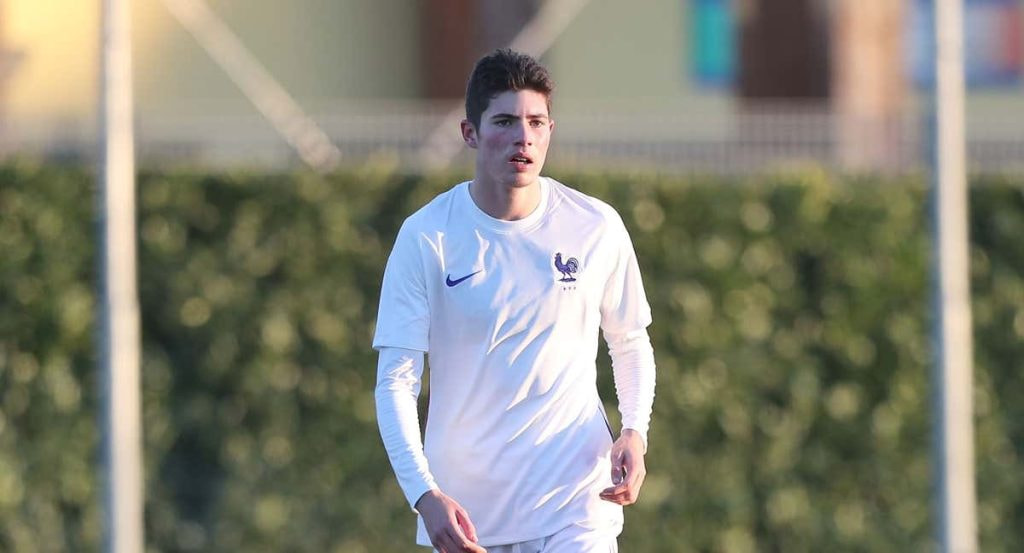 Elyaz Zidane, en un partido con Francia