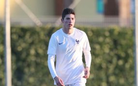 Elyaz Zidane, en un partido con Francia