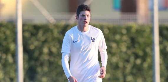 Elyaz Zidane, en un partido con Francia