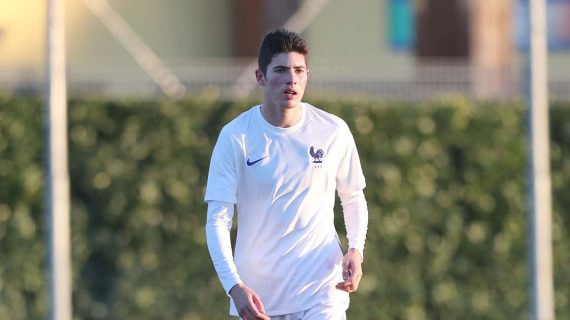 Elyaz Zidane, en un partido con Francia