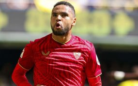 Youssef En-Nesyri, en un partido de la pasada temporada.