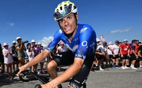 Enric Mas, durante la etapa del Tour de Francia el pasado domingo.